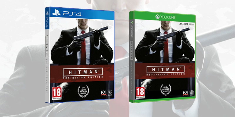 Hitman: Definitive Edition uscirà su PS4 e Xbox One: le boxart