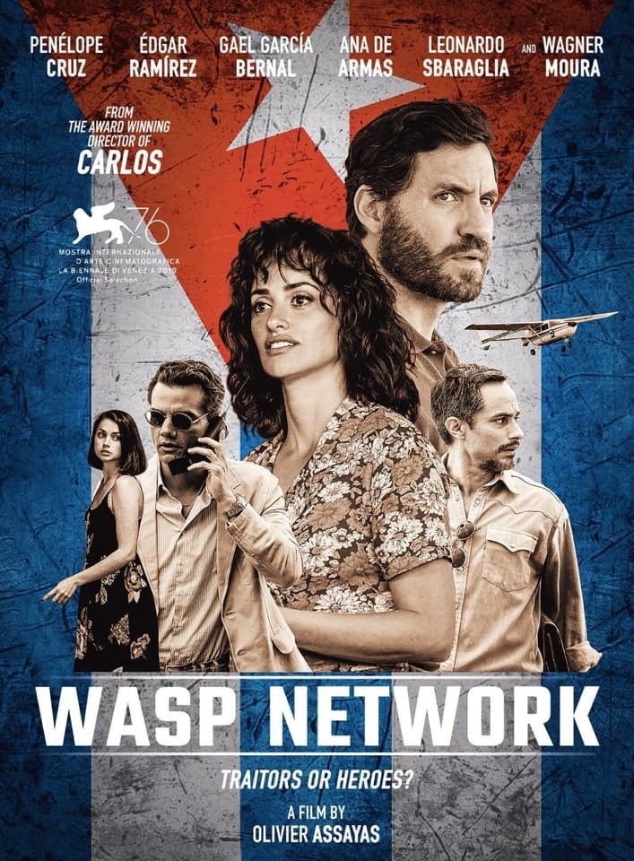 Il cast di Wasp Network nella locandina del film
