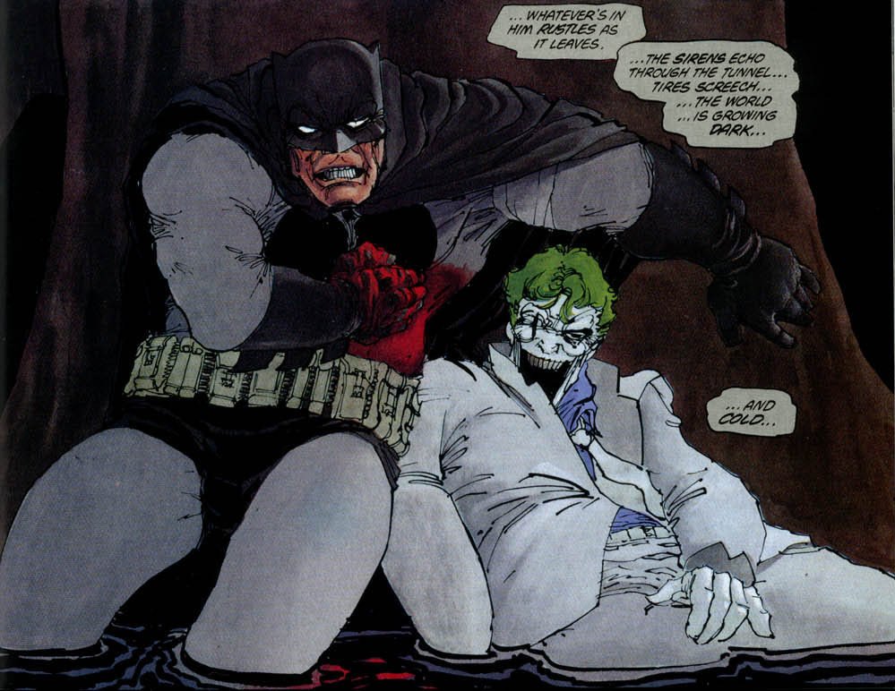 Una scena di Batman: The Dark Knight, Frank Miller