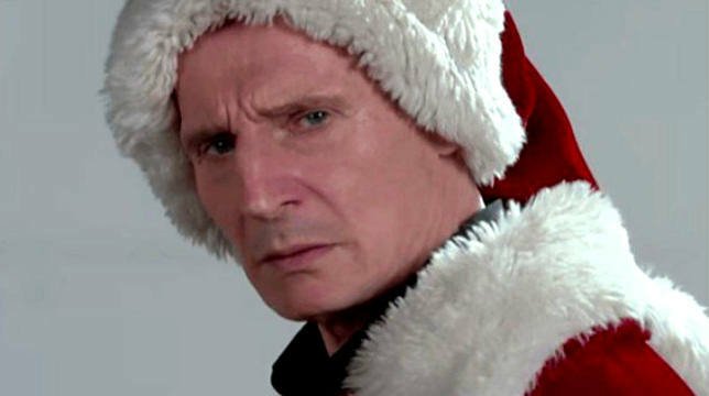 Liam Neeson interpreta Babbo Natale per The Late Show