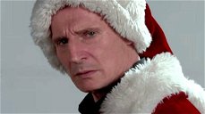 Copertina di Liam Neeson in versione Babbo Natale ti troverà e ti ucciderà