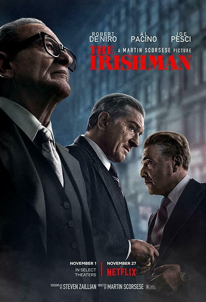 Il poster del film The Irishman