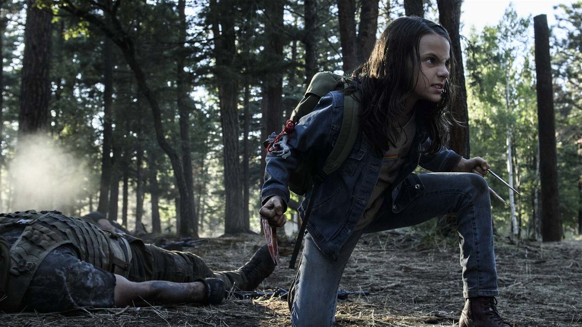 Dafne Keen come X-23 in Logan - The Wolverine