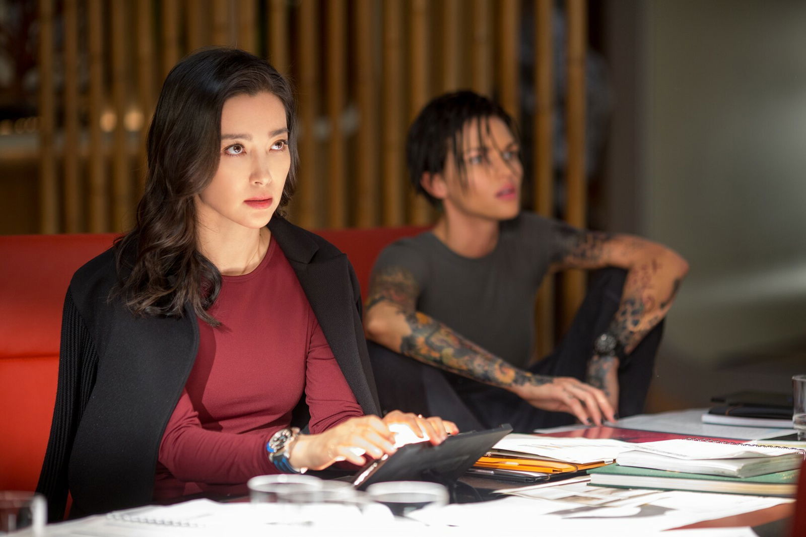 Clicca per vedere l'immagine originale ìLi Bingbing e Ruby Rose