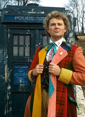Clicca per vedere l'immagine originale Il Sesto Dottore di Colin Baker