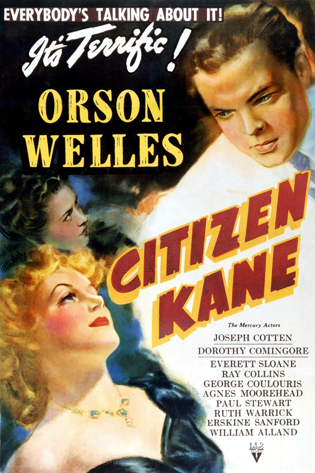 Gary Oldman interpreterà il giornalista, critico e sceneggiatore Herman Mankiewicz nel film Mank Il poster originale di Quarto Potere (Citizen Kane)