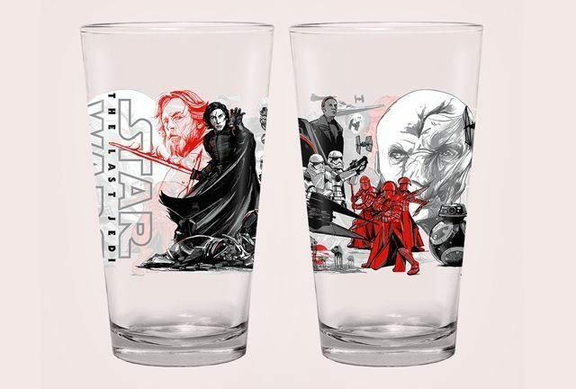 Il bicchiere del Primo Ordine mostra Luke Skywalker tra le sue fila