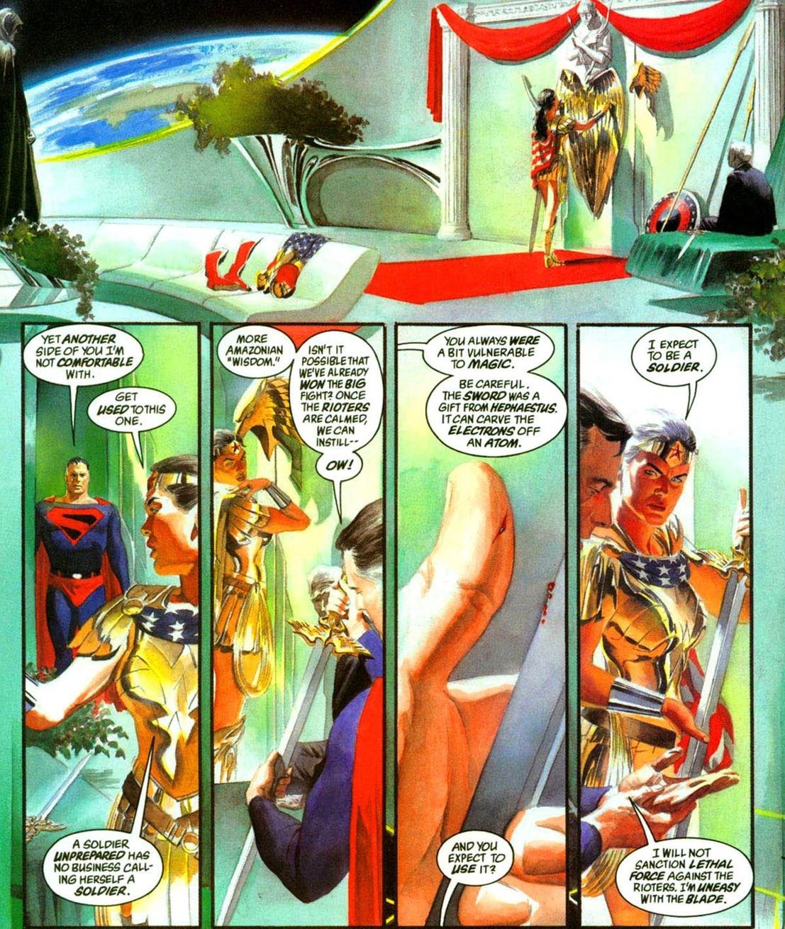 Wonder Woman nel fumetto Kingdome Come