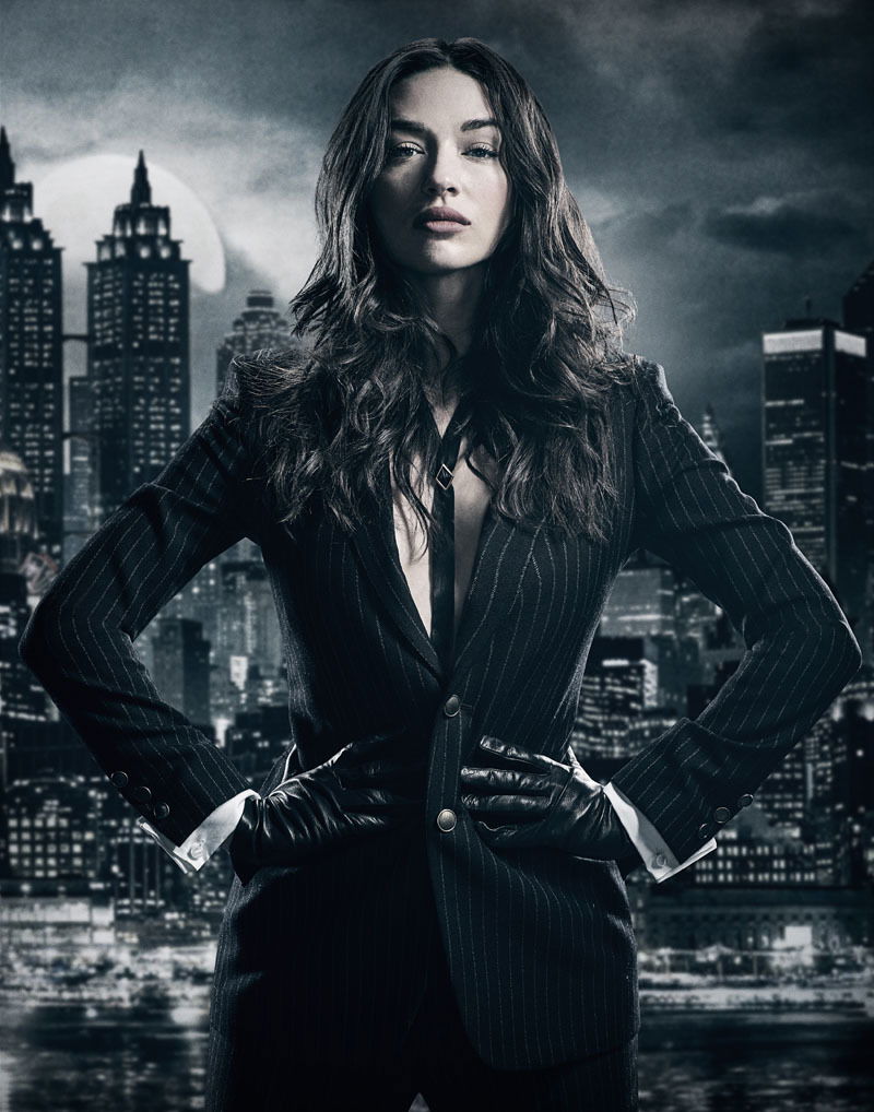 Clicca per vedere l'immagine originale Crystal Reed è Sofia Falcone nel poster di Gotham