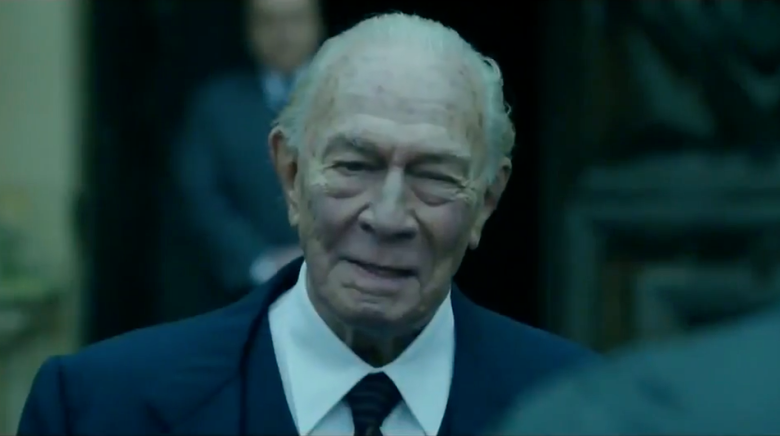 Christopher Plummer in primo piano