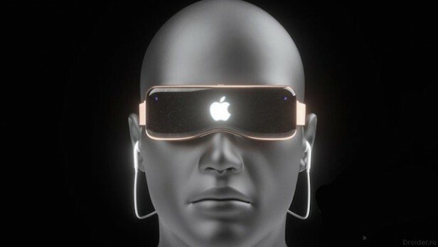 Concept di un visore AR di Apple