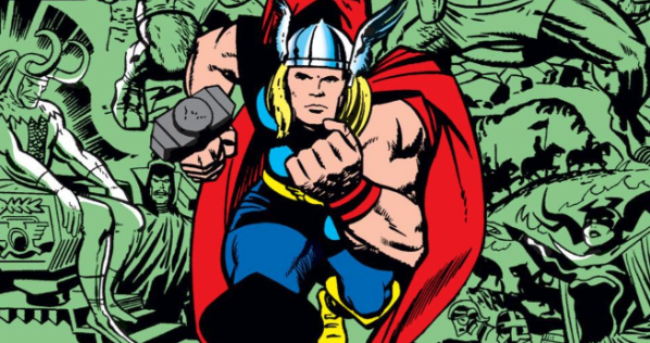 Il Dio del Tuono Marvel in una delle copertine dei fumetti