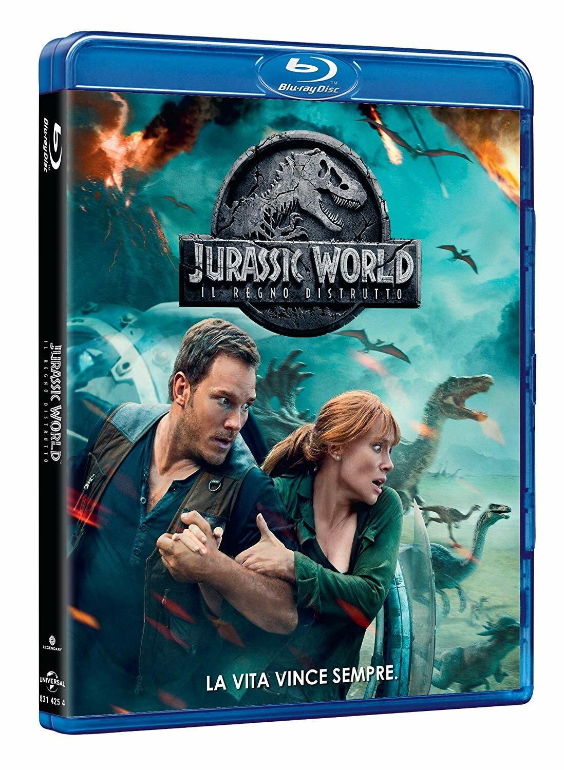 Il Blu-ray di Jurassic World: Il regno distrutto