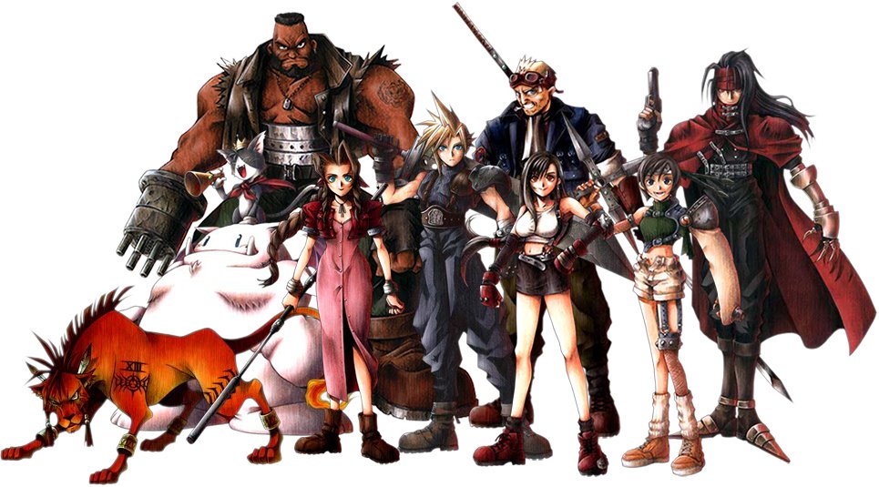Il cast di Final Fantasy VII