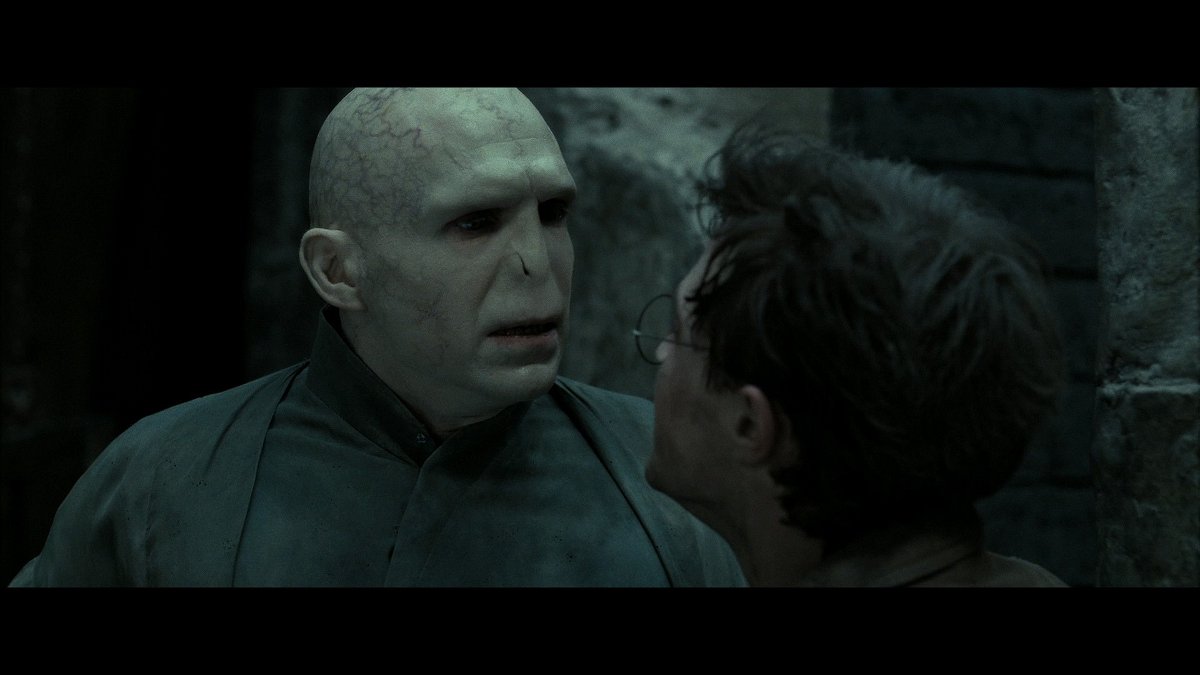 El enfrentamiento entre Harry y Voldemort en la última película