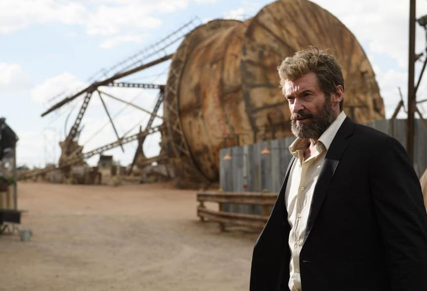 Clicca per vedere l'immagine originale Un'immagine con Hugh Jackman nei panni di Wolverine nel film Logan - The Wolverin