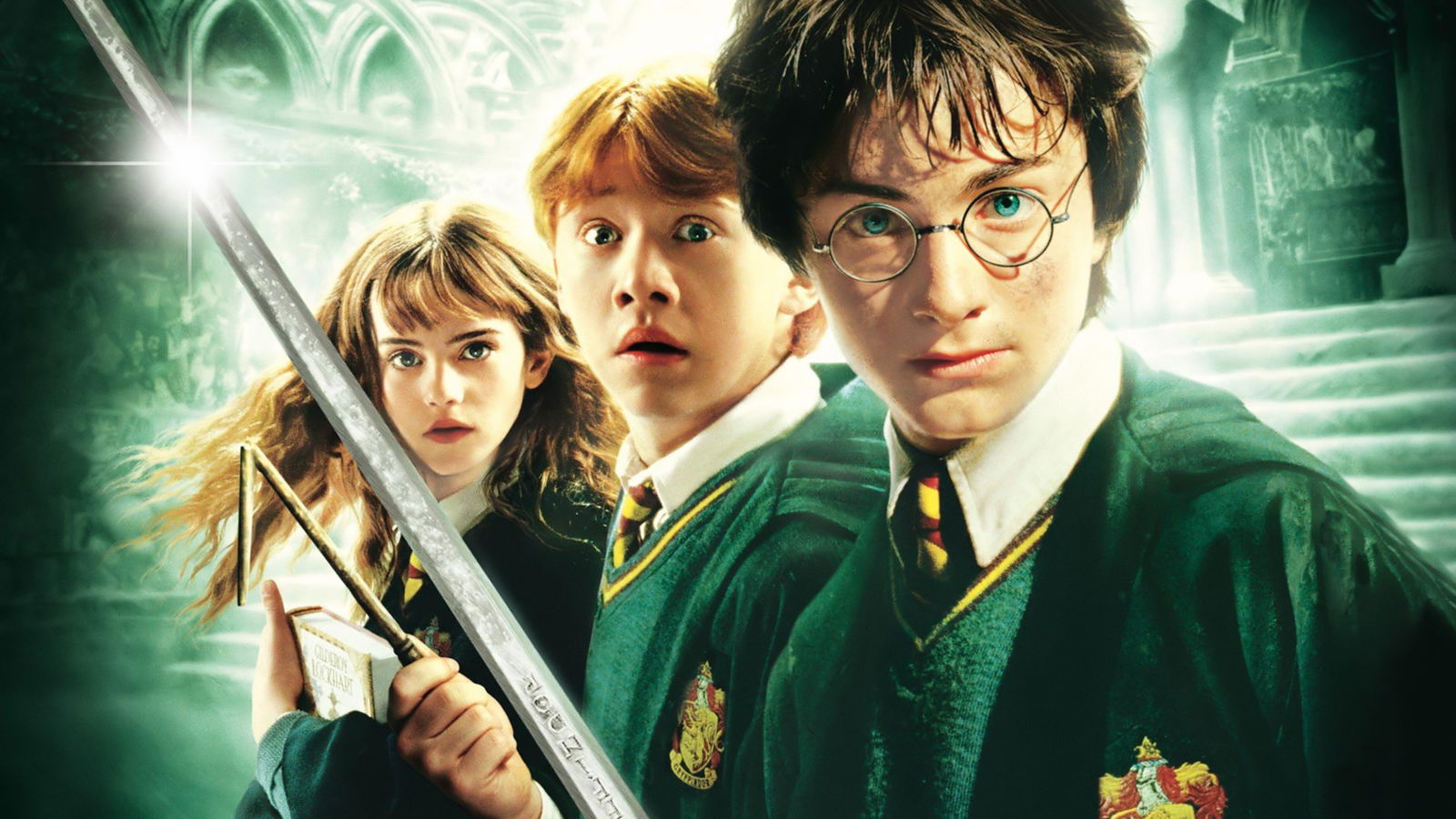 Clicca per vedere l'immagine originale Poster ufficiale di Harry Potter e la Camera dei Segreti