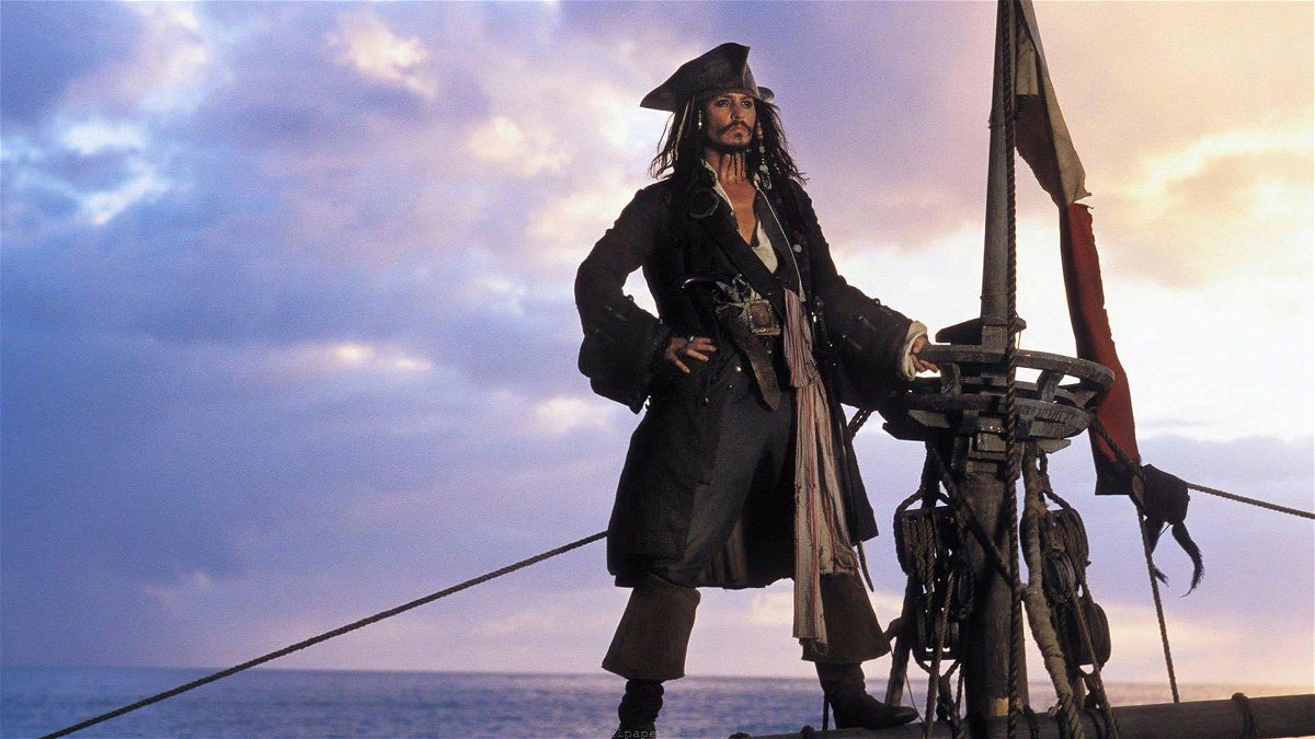 Un'immagine di Johnny Depp come Jack Sparrow