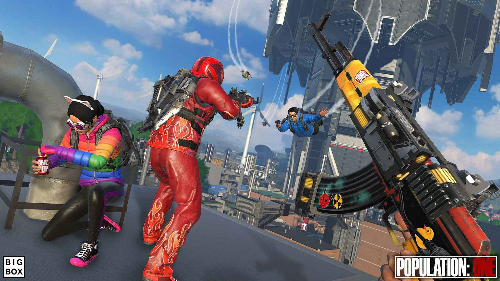 Clicca per vedere l'immagine originale Population: One è come Fortnite, ma in realtà virtuale
