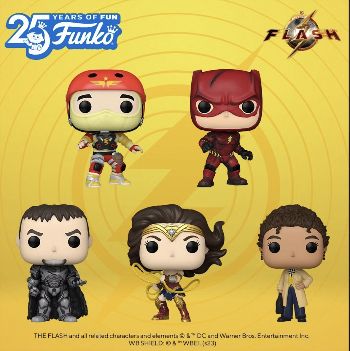 FUNKO POP! The Flash, Barry, Wonder Woman e Iris West versione Funko Pop