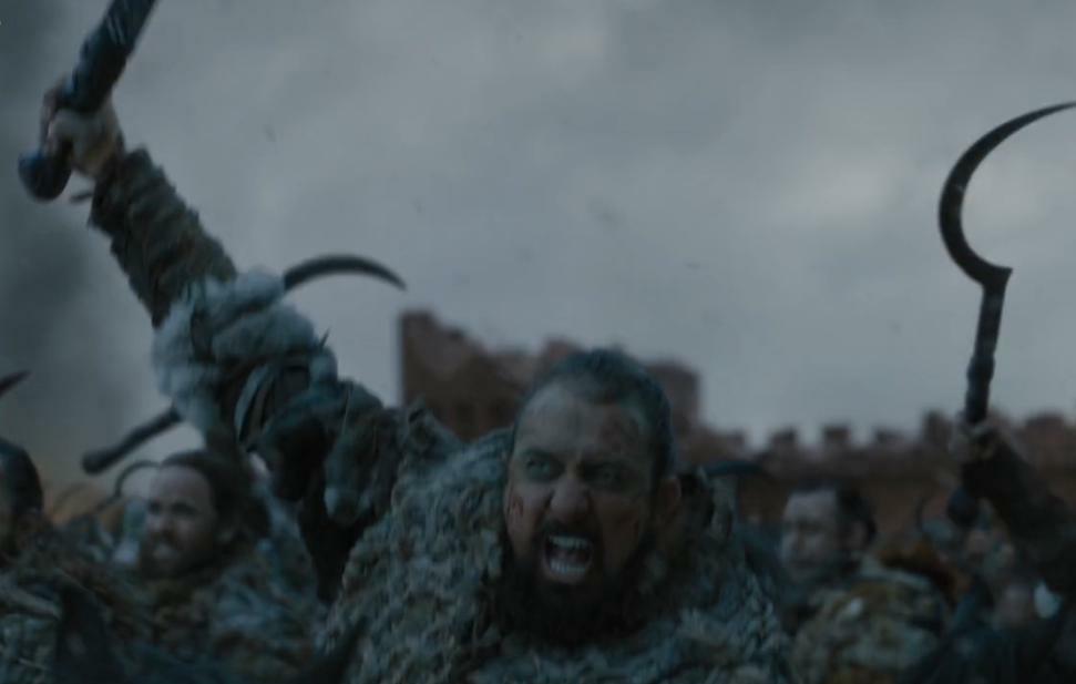I-click upang makita ang orihinal na larawan Dothraki sa Game of Thrones 8x06