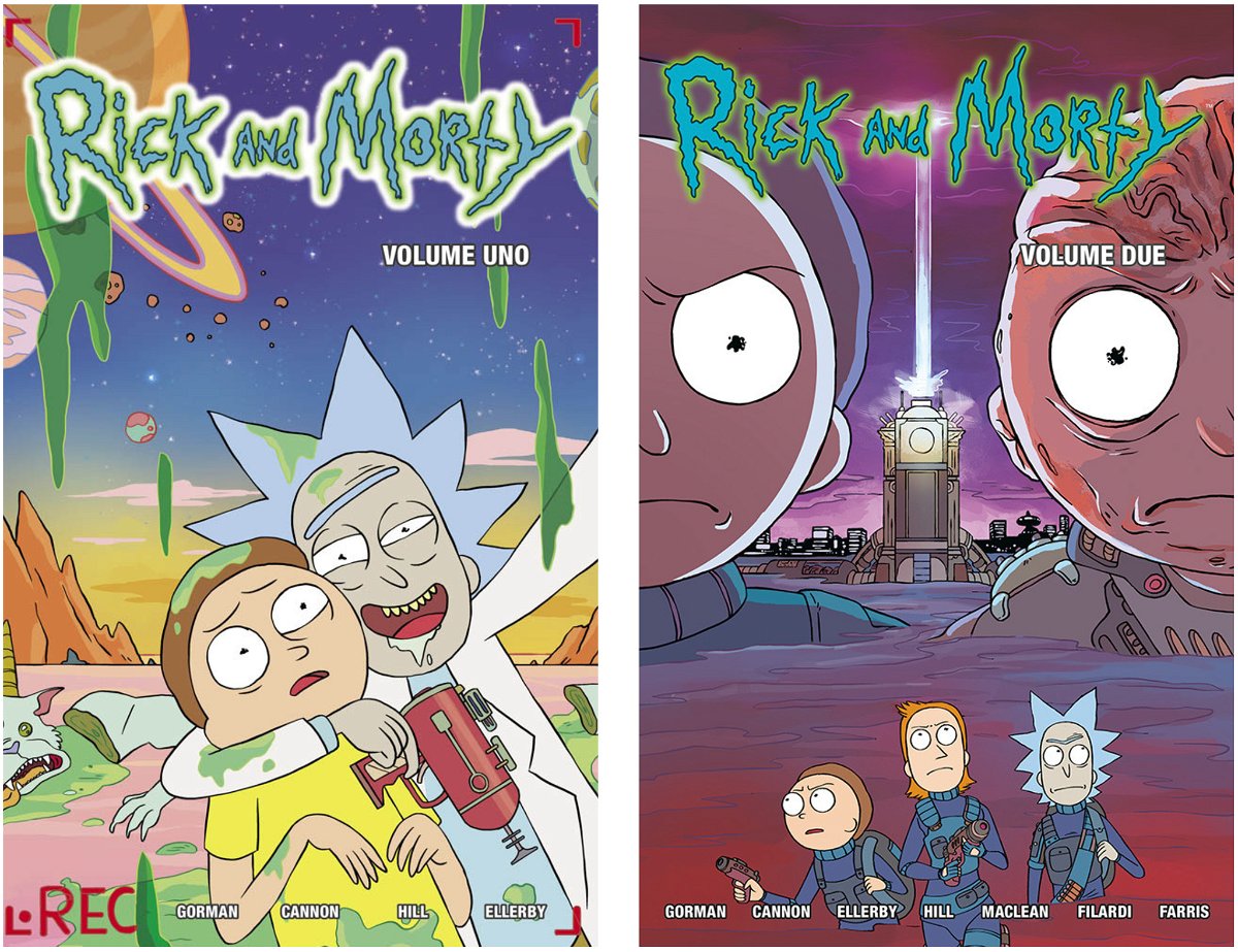 I fumetti di Rick And Morty