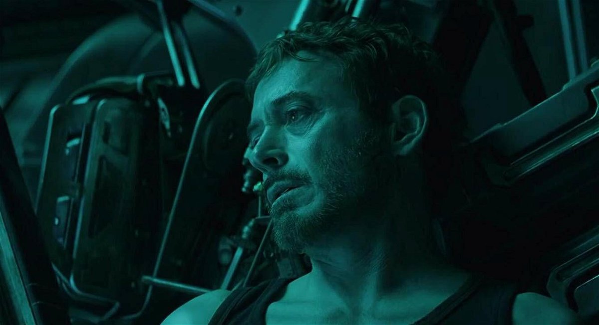 Robert Downey Jr. in una scena di Avengers: Endgame