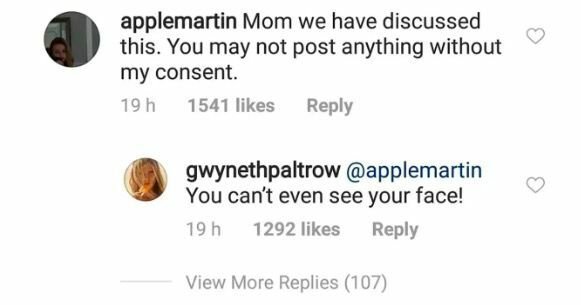 Η ανταλλαγή μεταξύ της Apple Martin και της Gwyneth Paltrow