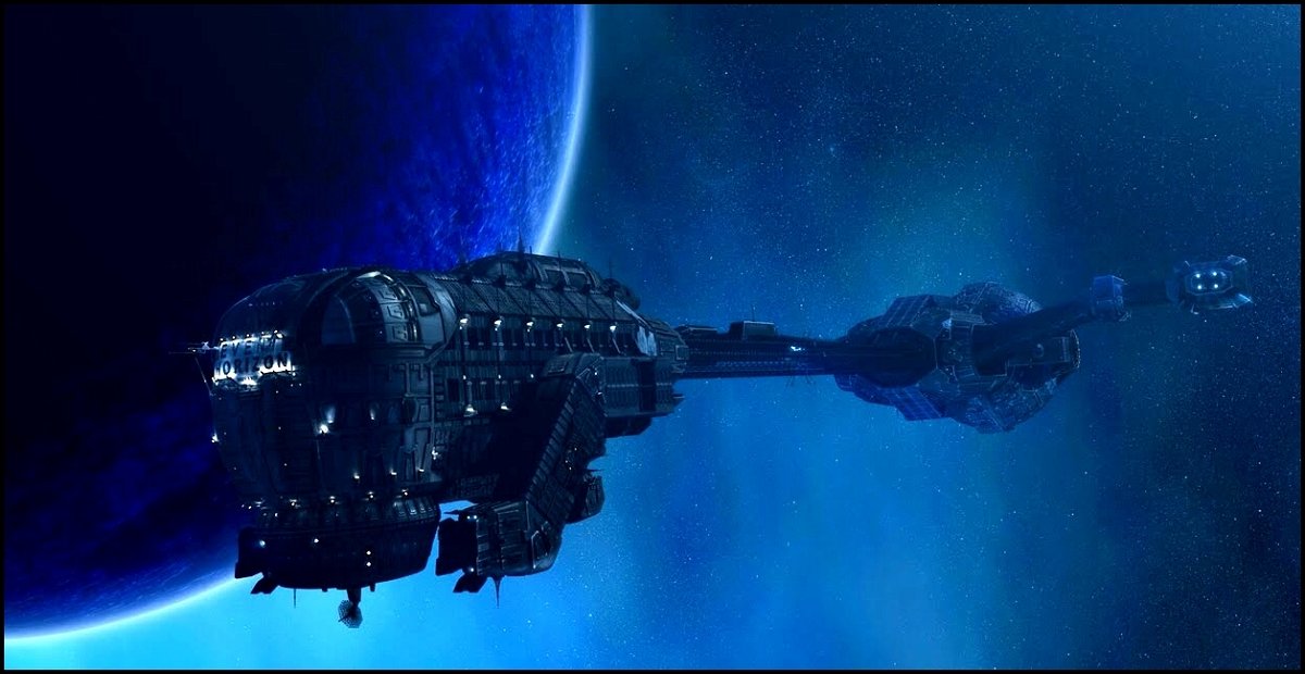 L'astronave Event Horizon nel film Punto di Non Ritorno