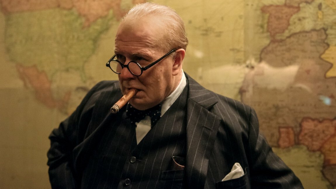 Gary Oldman como Winston Churchill en Darkest Hour
