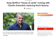 Portada de House of Cards: hay una petición para reemplazar a Kevin Spacey con Claudio Amendola