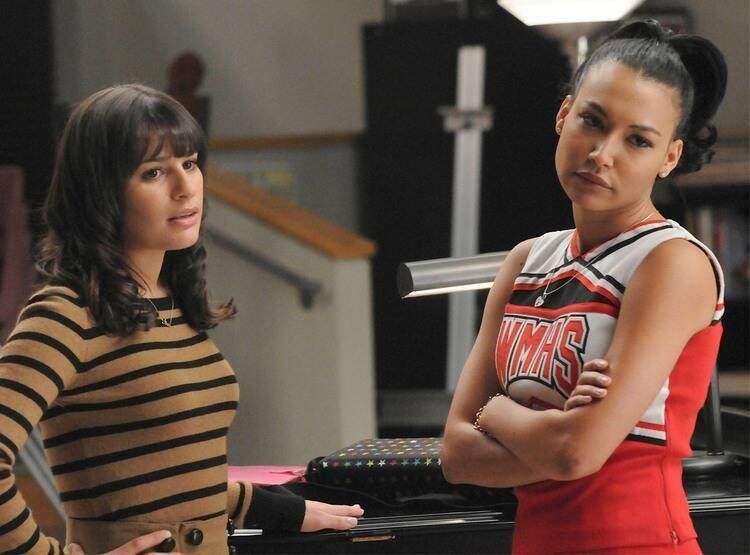 Rachel Berry e Santana Lopez di Glee