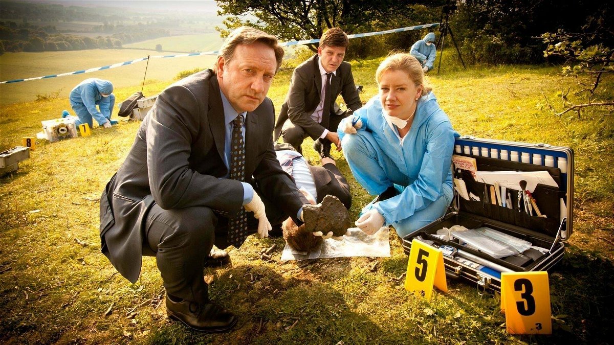 Los tres protagonistas del Inspector Barnaby en una foto fija
