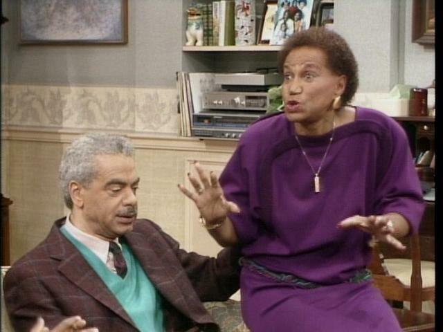 Clicca per vedere l'immagine originale Russell ed Anna Robinson interpretati da Earle Hyman e Clarice Taylor