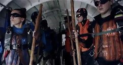 Copertina di Quidditch ad alta quota: la partita di un gruppo di skydivers