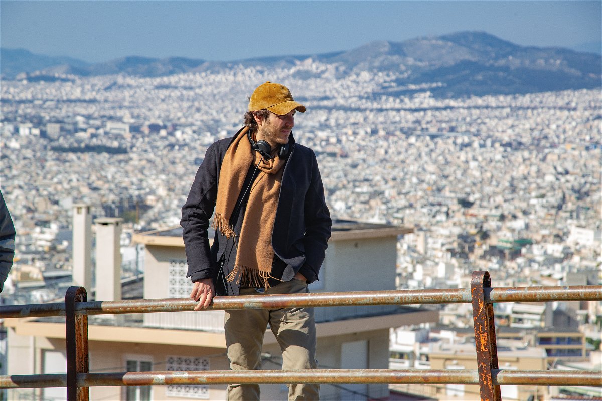 Ferdinando Cito Filomarino ad Atene sul set del film