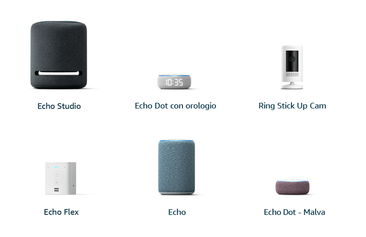 I nuovi prodotti della linea Echo di Amazon (settembre 2019)