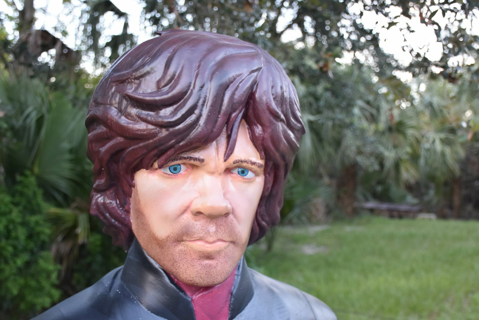 Clicca per vedere l'immagine originale Il primo piano di Tyrion realizzato da Jeff Christianson