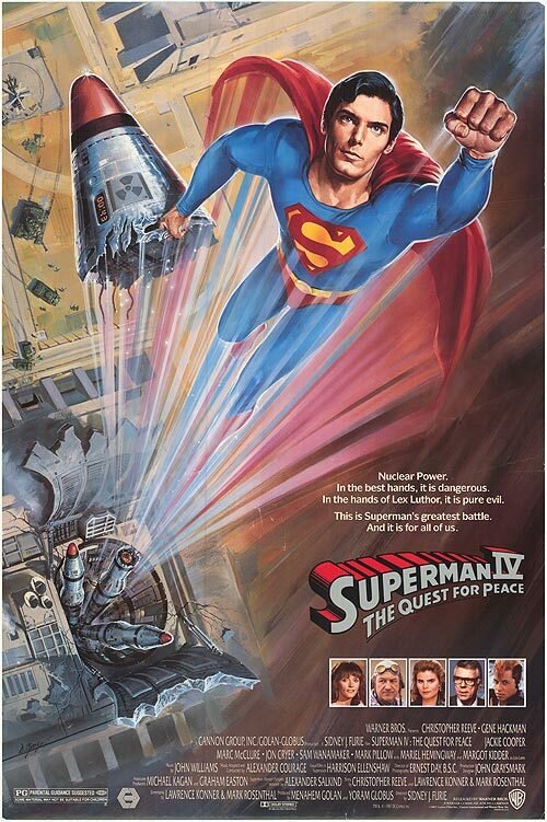 Il poster di Superman IV