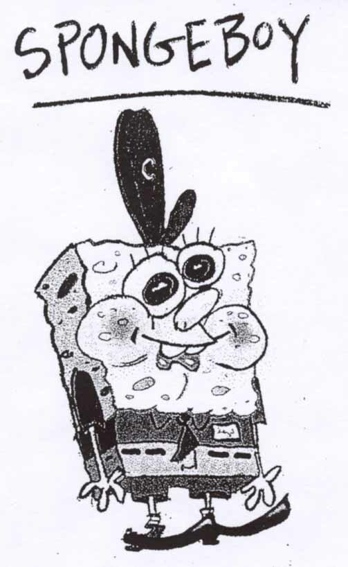 El primer boceto de Spongeboy