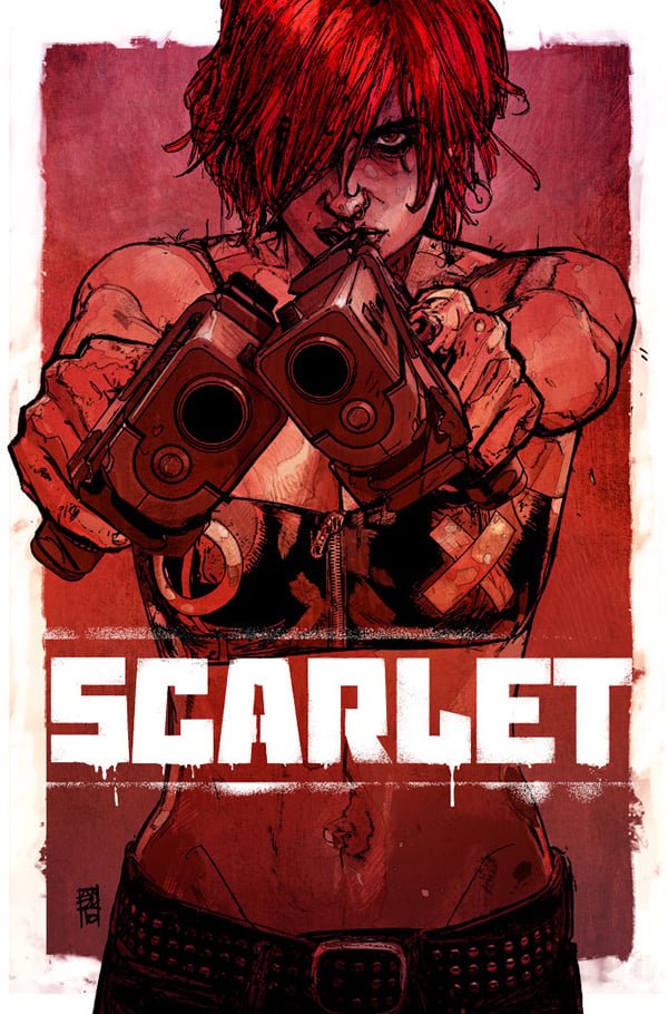 Il poster del fumetto di Scarlet