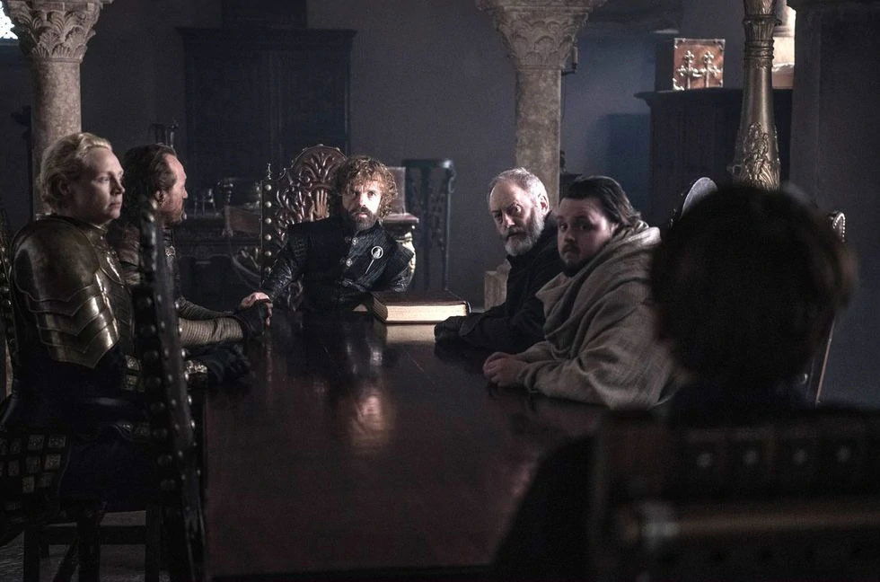 Clicca per vedere l'immagine originale Il nuovo Concilio ristretto nel finale di Game of Thrones