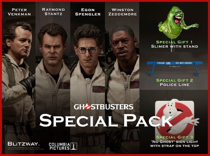 Lo Special Pack coi modellini dei Ghostbusters