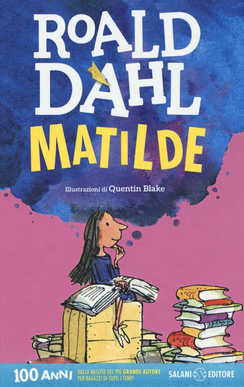 La copertina del libro Matilde di Roald Dahl