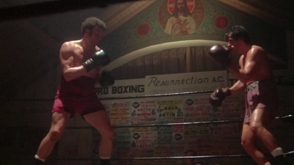 Rocky vs Spider Rico sul ring del primo film