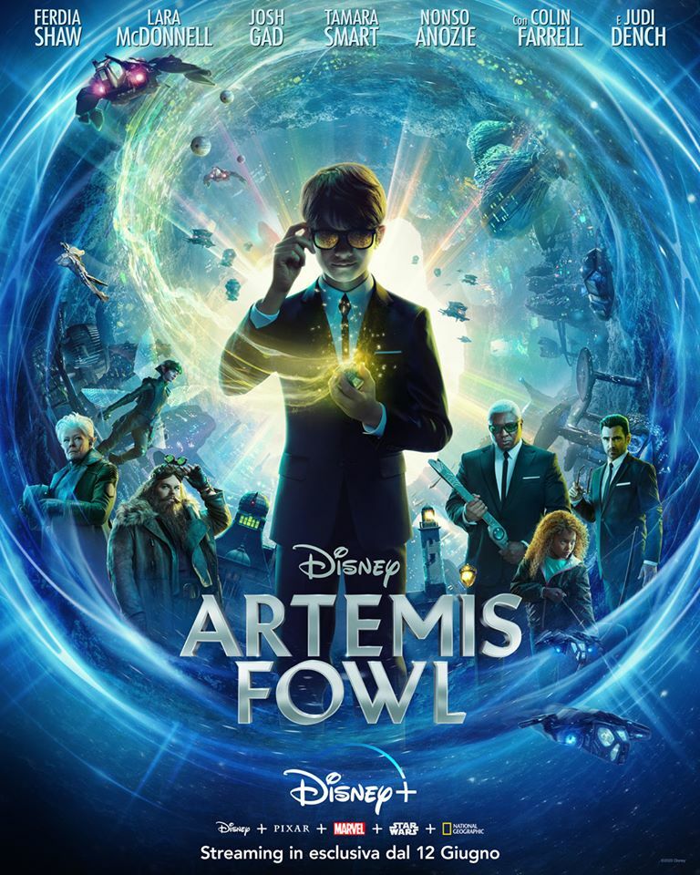 Clicca per vedere l'immagine originale Il poster italiano per l'uscita di Artemis Fowl su Disney+