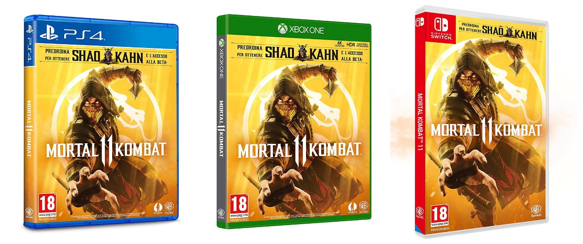 Le edizioni italiane di Mortal Komabt 11