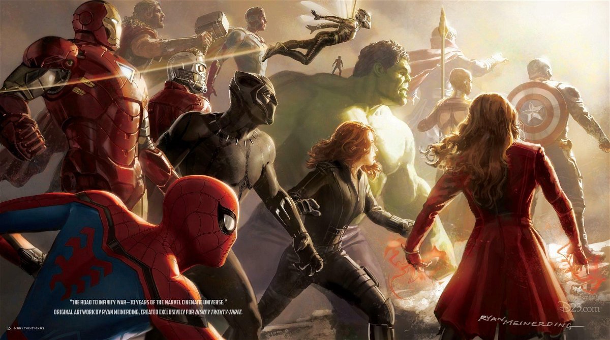 14 Avengers nel poster del D-23