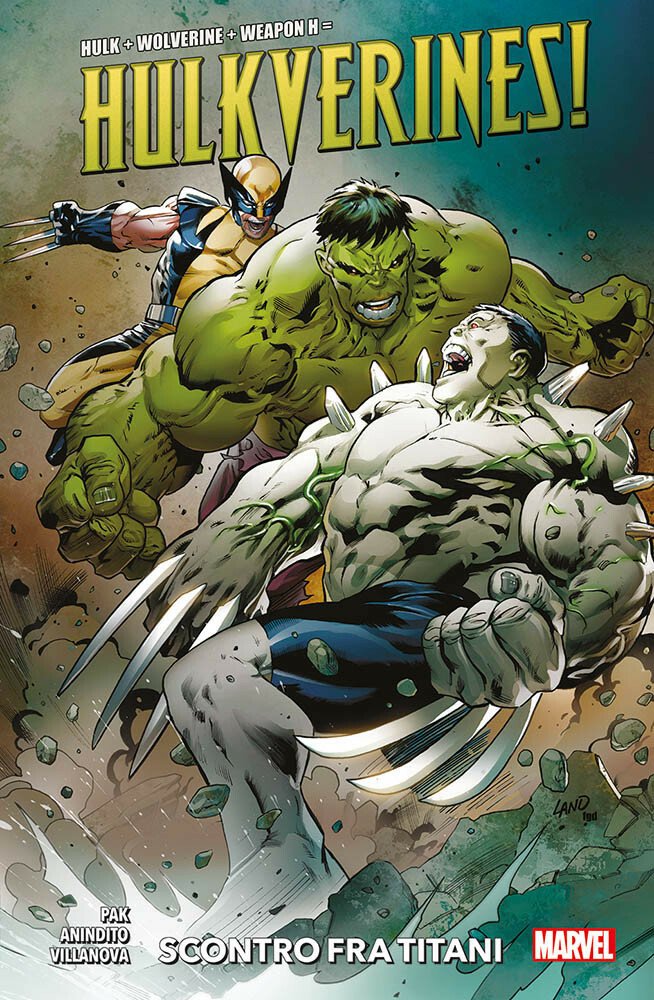 Hulk e Wolverine combattono contro Weapon H