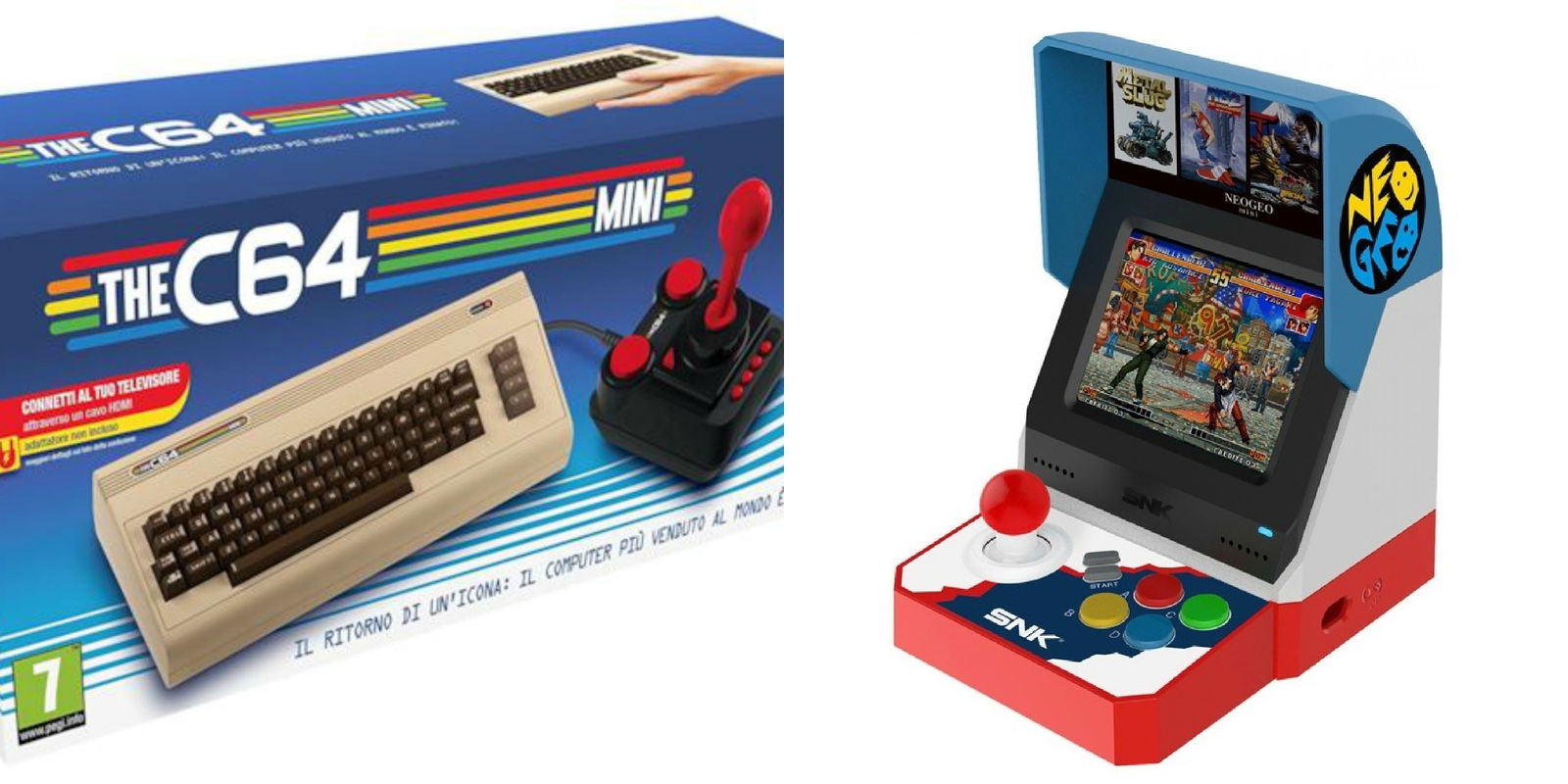 Anche le mini console sono scontate per il Black Friday Neo Geo Mini e Commodore 64 Mini in offerta su Amazon